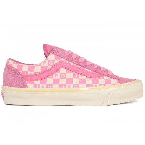 Кроссы Vans Vault OG Style 36 LX Joe Freshgoods The Honeymoon Stage Pink - мужская сетка размеров