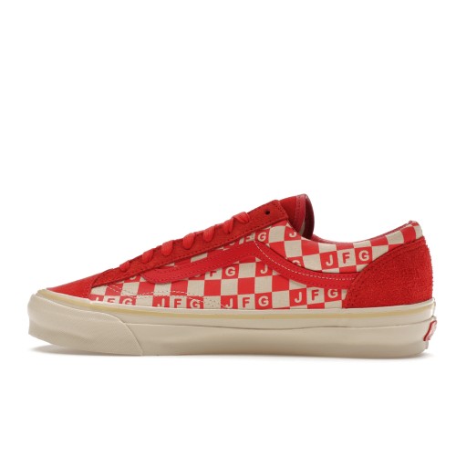 Кроссы Vans Vault OG Style 36 LX Joe Freshgoods The Honeymoon Stage Red - мужская сетка размеров