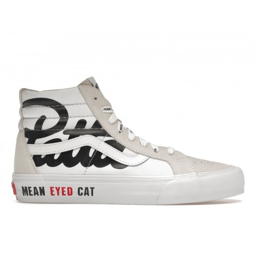 Кроссы Vans UA Sk8-Hi Reissue VLT LX Patta Mean Eyed Cat White - мужская сетка размеров