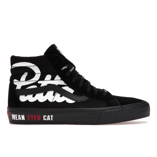 Кеды Vans UA Sk8-Hi Reissue VLT LX Patta Mean Eyed Cat Black - мужская сетка размеров