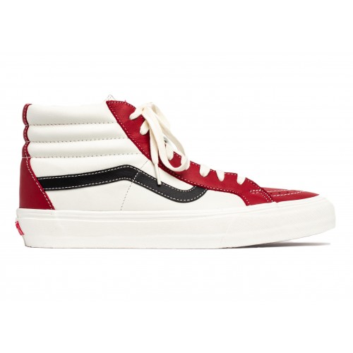 Кроссы Vans Sk8-Hi Reissue VLT LX Chili Pepper Marshmallow - мужская сетка размеров