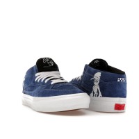 Кроссовки Vans Half Cab Krooked VCU by Natas For Ray Blue