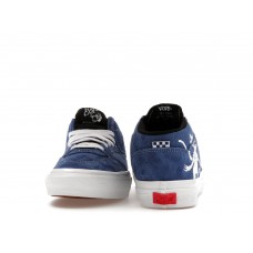 Кроссовки Vans Half Cab Krooked VCU by Natas For Ray Blue