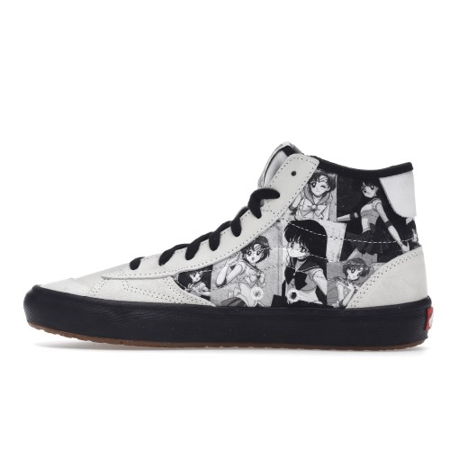 Кроссы Vans The Lizzie Pretty Guardian Sailor Moon Sailor White - мужская сетка размеров