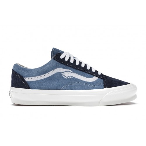 Кеды Vans Old Skool Notre Blue - мужская сетка размеров