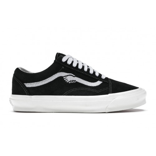 Кеды Vans Old Skool Notre Black - мужская сетка размеров