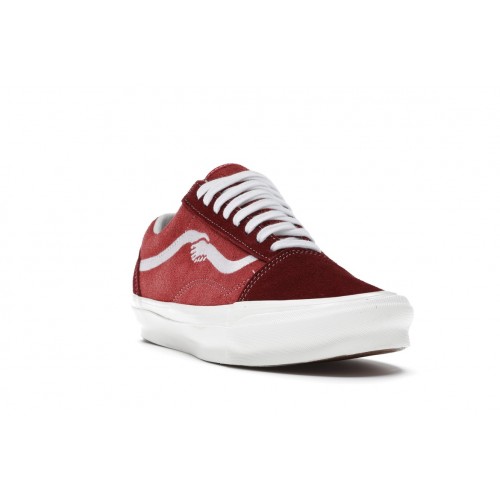 Кеды Vans Old Skool Notre Red - мужская сетка размеров
