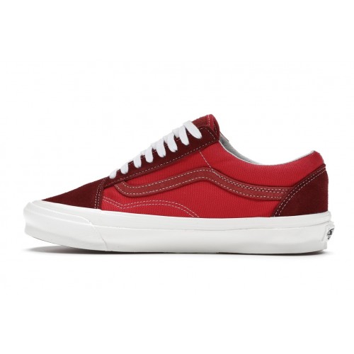 Кеды Vans Old Skool Notre Red - мужская сетка размеров