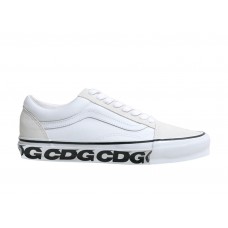 Кроссовки Vans Old Skool Commes des Garcons White