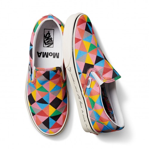 Кроссы Vans Classic Slip-On MoMA Faith Ringgold - мужская сетка размеров