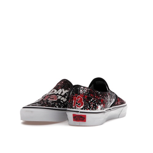 Кроссы Vans Classic Slip-On Horror Pack Friday the 13th Jason Voorhees - мужская сетка размеров