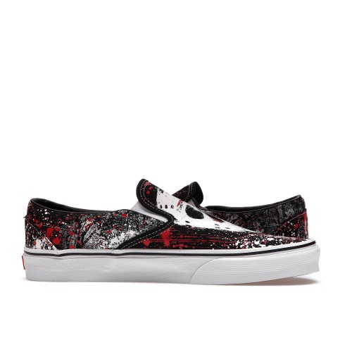 Кроссы Vans Classic Slip-On Horror Pack Friday the 13th Jason Voorhees - мужская сетка размеров