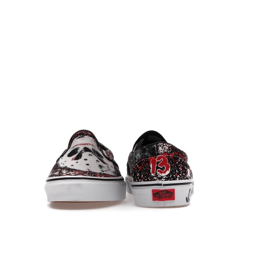 Кроссы Vans Classic Slip-On Horror Pack Friday the 13th Jason Voorhees - мужская сетка размеров