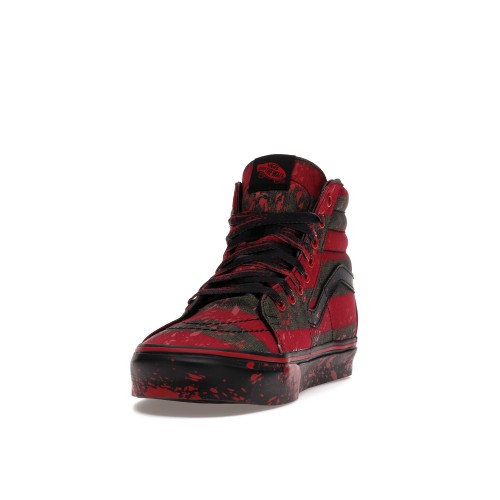 Кроссы Vans Sk8-Hi Horror Pack Nightmare on Elm Street Freddy Krueger - мужская сетка размеров