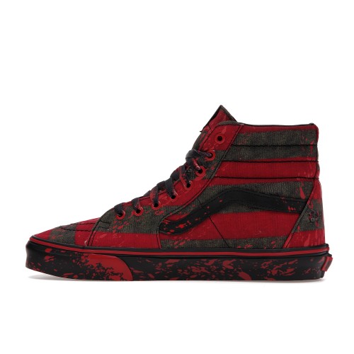 Кроссы Vans Sk8-Hi Horror Pack Nightmare on Elm Street Freddy Krueger - мужская сетка размеров