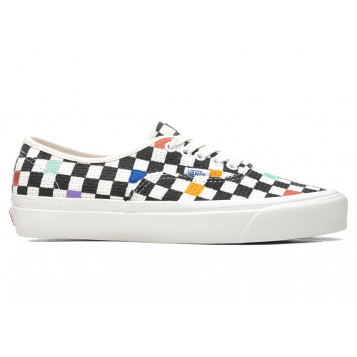 Кеды Vans Authentic 44 DX Anaheim Factory Needlepoint Checkerboard - мужская сетка размеров