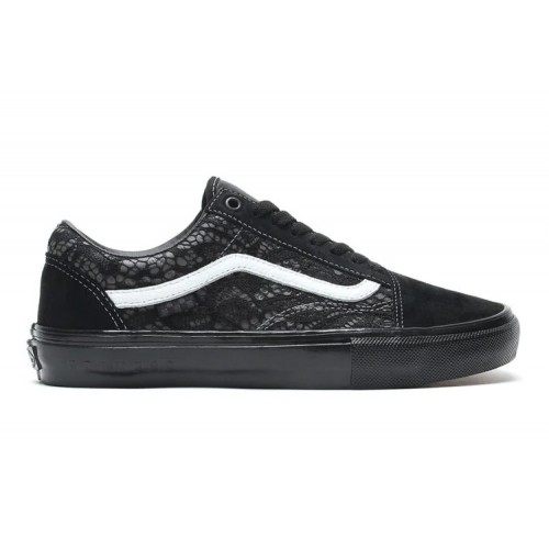 Кеды Vans Old Skool Premier Black Grey Lace - мужская сетка размеров