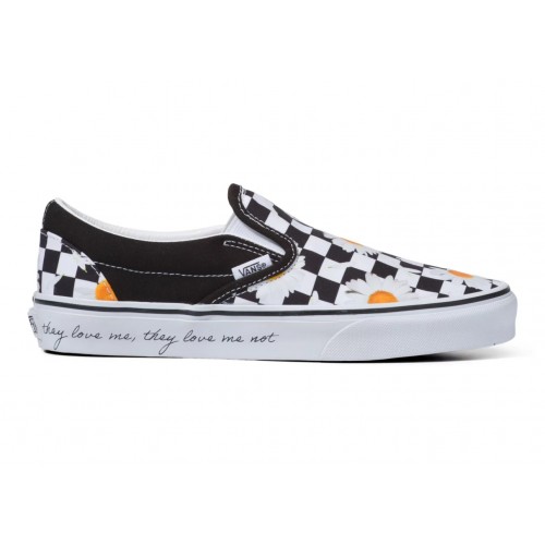 Кроссы Vans Classic Slip-On Love Me, Love Me Not (W) - мужская сетка размеров