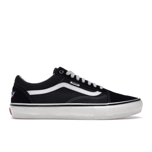 Кроссы Vans Old Skool Palace Black White - мужская сетка размеров