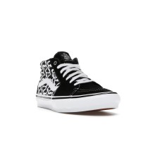 Кеды Vans Skate Grosso Mid Supreme Monogram S Logo Black