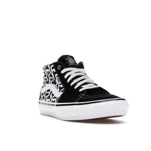 Кеды Vans Skate Grosso Mid Supreme Monogram S Logo Black - мужская сетка размеров