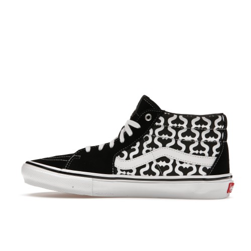 Кеды Vans Skate Grosso Mid Supreme Monogram S Logo Black - мужская сетка размеров