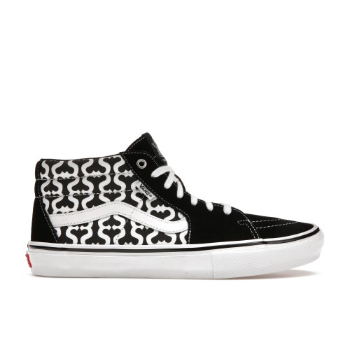 Кеды Vans Skate Grosso Mid Supreme Monogram S Logo Black - мужская сетка размеров