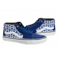 Кроссовки Vans Skate Grosso Mid Supreme Monogram S Logo Royal