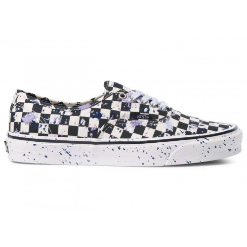 Кроссы Vans UA Authentic 44 DX Anaheim Factory Splatter Embroidery Checkboard - мужская сетка размеров