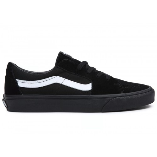 Кроссы Vans Sk8-Low Contrast Black White - мужская сетка размеров