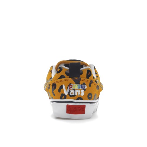 Кеды Vans Vault UA Knu-Skool VR3 LX Imran Potato Leopard Golden Glow - мужская сетка размеров