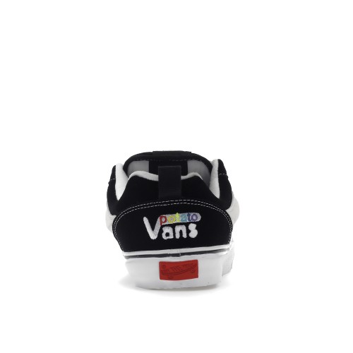 Кроссы Vans Vault UA Knu-Skool VR3 LX Imran Potato Black White - мужская сетка размеров