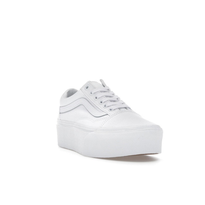 Vans Old Skool Stackform True White - мужская сетка размеров Vans Old Skool Stackform True White - мужская сетка размеров