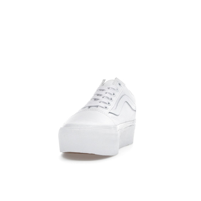 Vans Old Skool Stackform True White - мужская сетка размеров Vans Old Skool Stackform True White - мужская сетка размеров