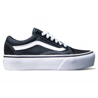 Женские Vans Old Skool Platform Black White (W)