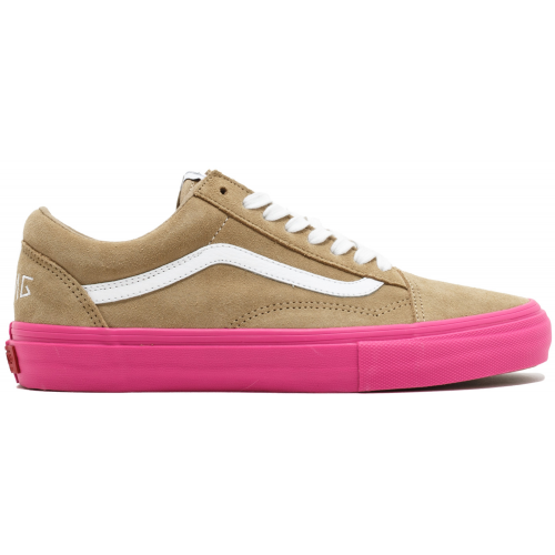 Кроссы Vans Old Skool Pro S Golf Wang Wheat Pink - мужская сетка размеров