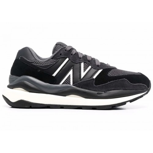 Кроссы New Balance 57/40 Black Dark Grey (W) - женская сетка размеров