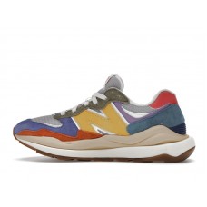 Женские кроссовки New Balance 57/40 Grey Blue Silver Purple (W)