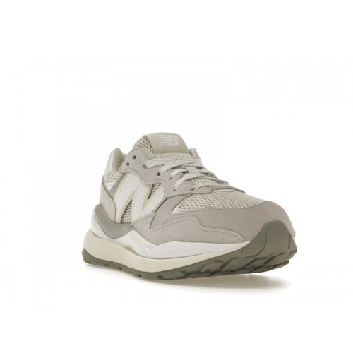 Кроссы New Balance 57/40 White Beige (W) - женская сетка размеров