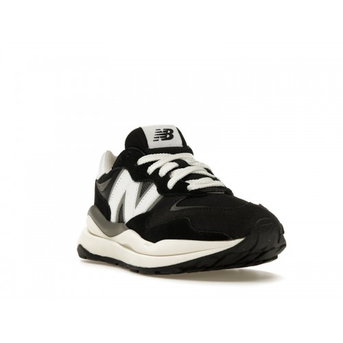 Кроссы New Balance 57/40 Black Sea Salt White (W) - женская сетка размеров