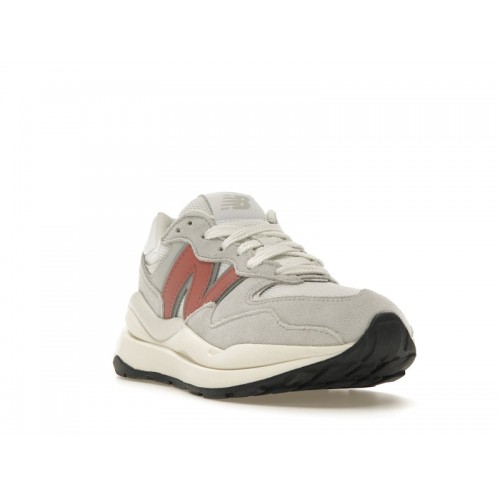 Кроссы New Balance 57/40 Light Aluminium Mineral Red White (W) - женская сетка размеров