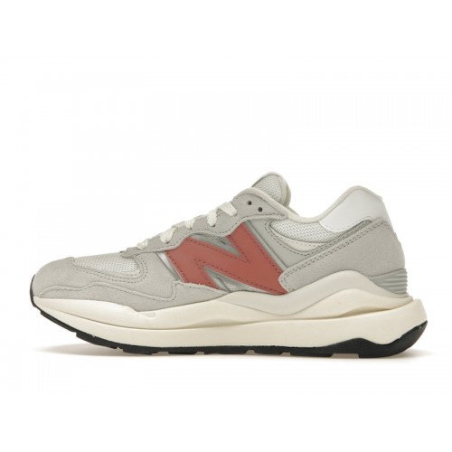 Кроссы New Balance 57/40 Light Aluminium Mineral Red White (W) - женская сетка размеров