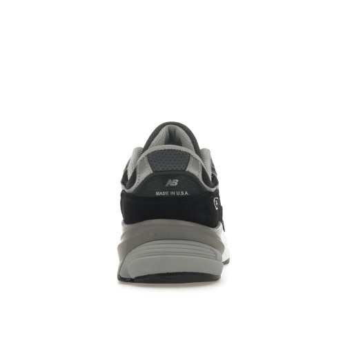 Кроссы New Balance 990v6 MiUSA Black Grey White (W) - женская сетка размеров