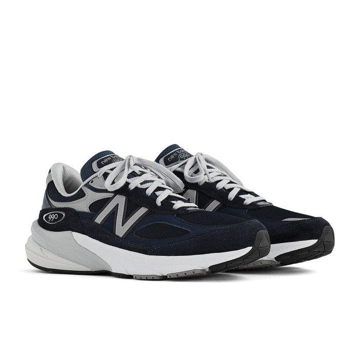 New Balance Wmns 990v6 Made in USA Navy White - женская сетка размеров New Balance Wmns 990v6 Made in USA Navy White - женская сетка размеров