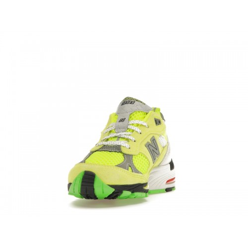 Кроссы New Balance 991 MiUK Aries Lime (W) - женская сетка размеров