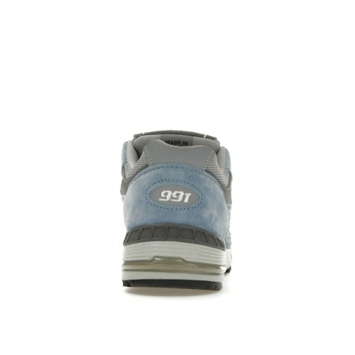 Кроссы New Balance 991 MiUK Dusty Blue Smoked Pearl (W) - женская сетка размеров