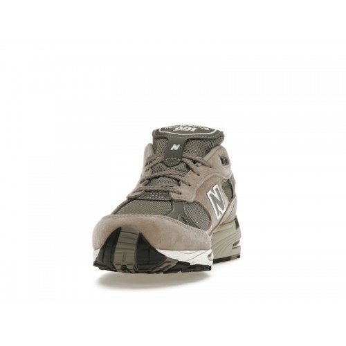 Кроссы New Balance 991 MiUK Grey (W) - женская сетка размеров