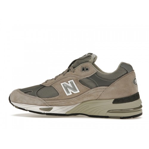 Кроссы New Balance 991 MiUK Grey (W) - женская сетка размеров