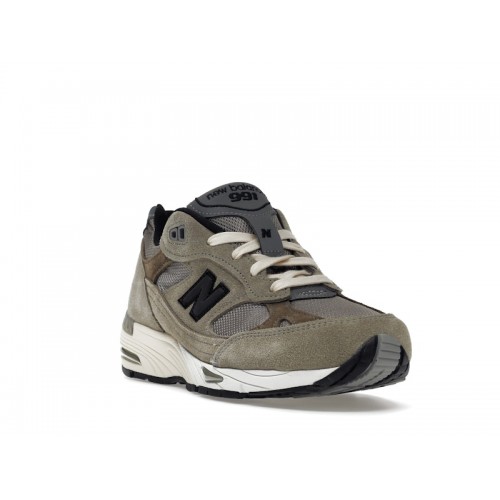 Кроссы New Balance 991 MiUK JJJJound Grey Olive (W) - женская сетка размеров