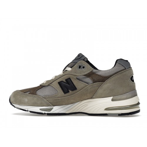 Кроссы New Balance 991 MiUK JJJJound Grey Olive (W) - женская сетка размеров